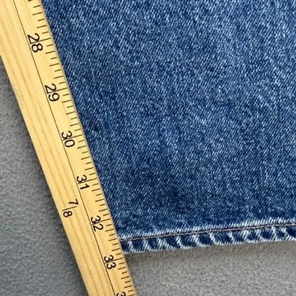 VTG J.Crew Straight Leg Denim Jeans 32x34 (FIT 29x33) Blue Made in USA Workwear